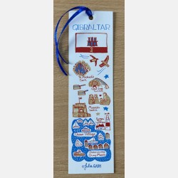  Gibraltar Bookmark by Julia Gash